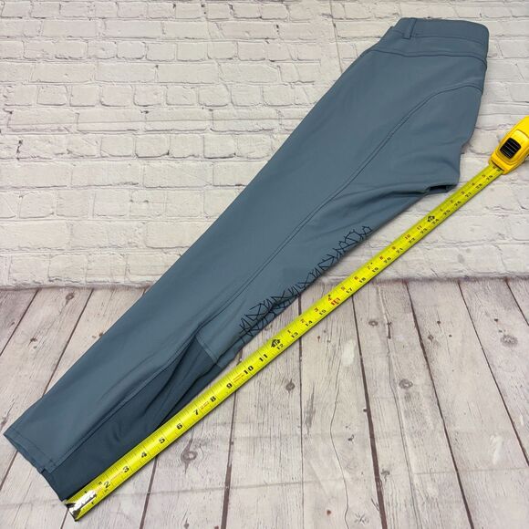 Horze Women Equestrian Horse Riding Breeches Pants Size USA 28 Blue D052 -26 - Picture 6 of 16